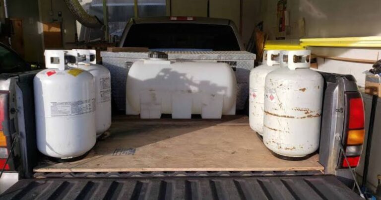 How Many Propane Tanks Can I Transport in a Truck?