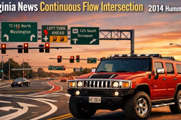 Virginia News Continuous Flow Intersection 2014 Hummer.