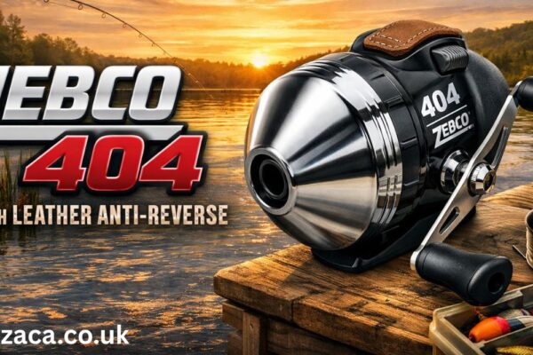 Zebco 404 with Leather Anti-Reverse.
