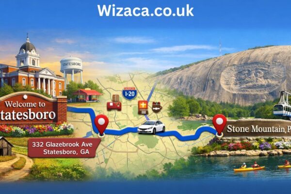 332 Glazebrook Ave Statesboro GA 30458 to Stone Mountain GA.