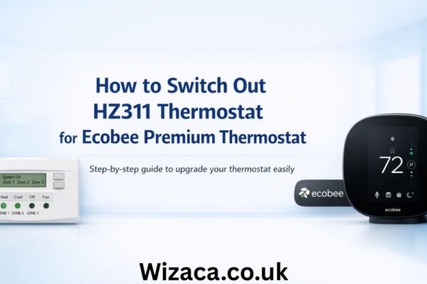 How to Switch Out HZ311 Thermostat for Ecobee Premium Thermostat.
