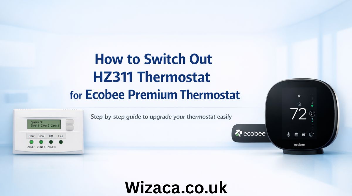 How to Switch Out HZ311 Thermostat for Ecobee Premium Thermostat.
