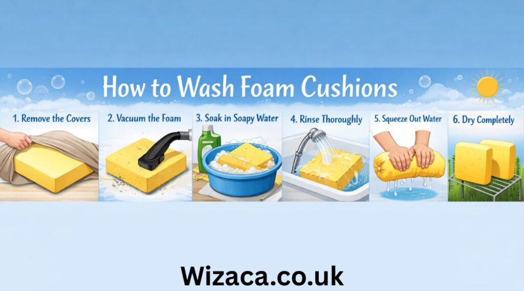 How to Wash Foam Cushions.