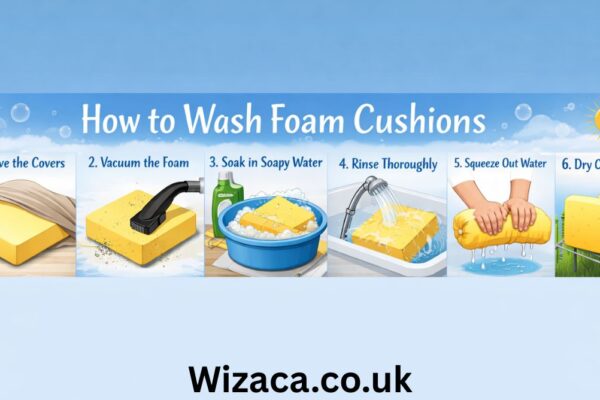 How to Wash Foam Cushions.