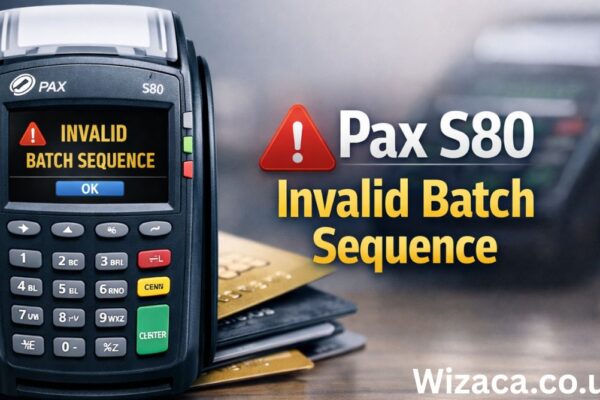 Pax S80 Invalid Batch Sequence.
