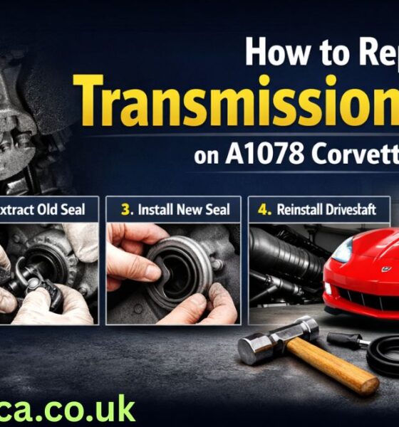How to Replace Transmission Seal on A1078 Corvette.