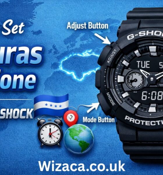 How to Set Honuras Time Zone on a WR20BAR G-Shock.
