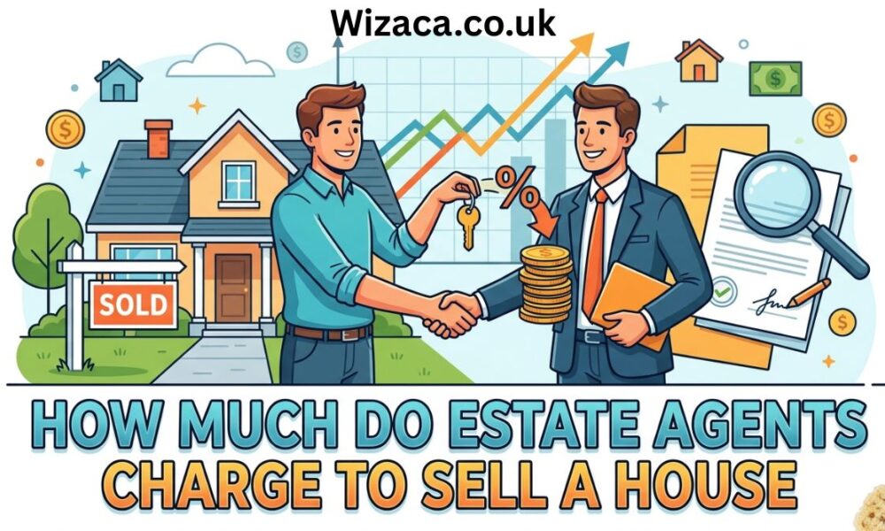 how much do estate agents charge to sell a house