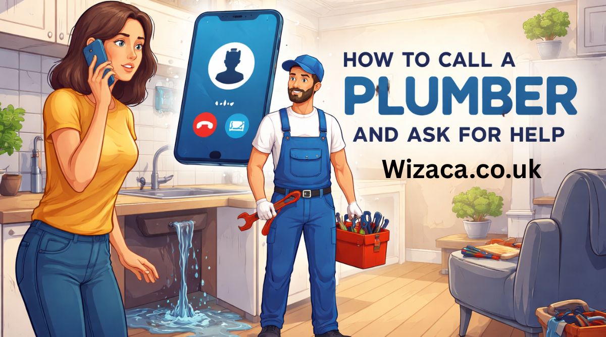 how to call a plumber and ask for help