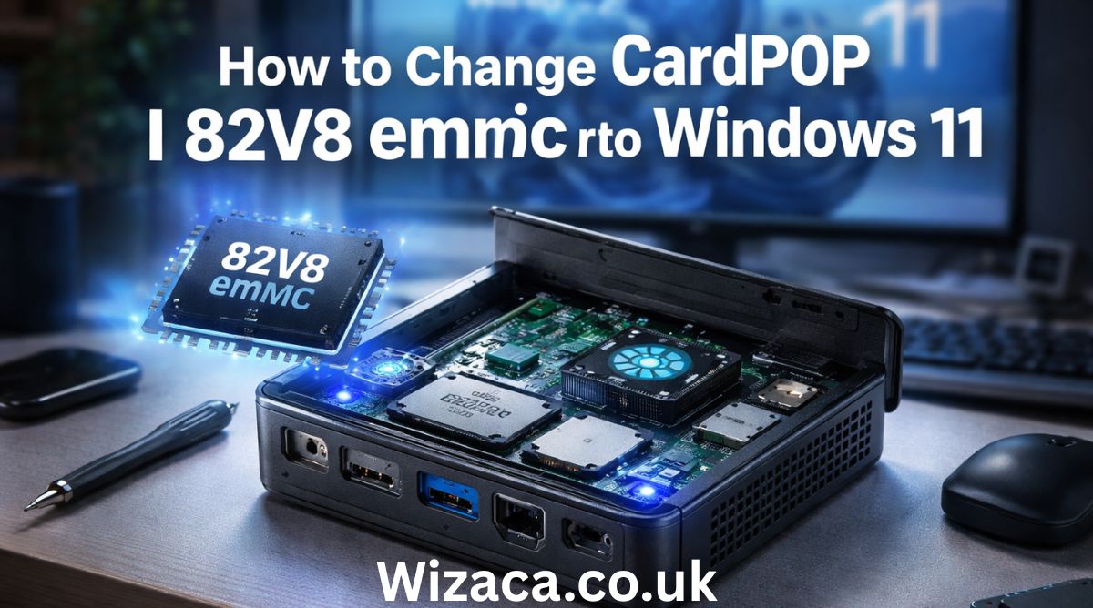 how to change cardpop I 82v8 emmc/b to windows 11