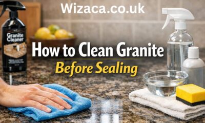 how to clean granite before sealing