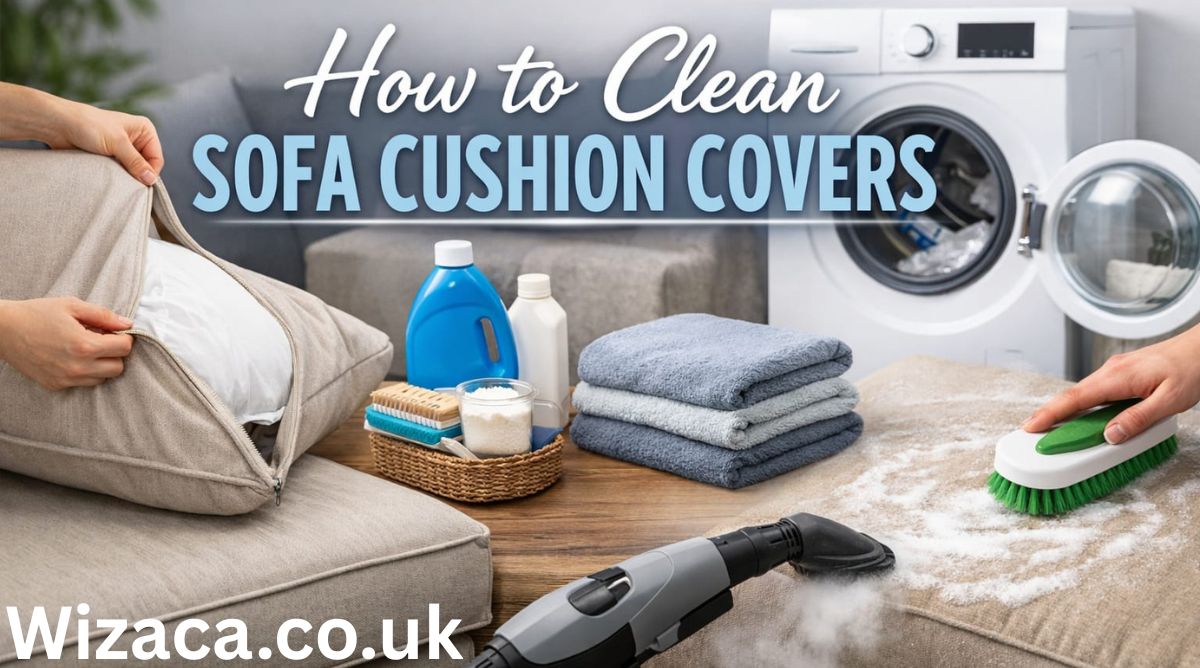 how to clean sofa cushion covers