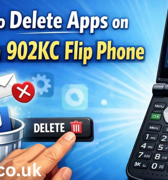 how to delete apps on kyocera 902kc flip phone