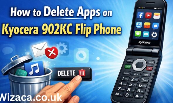 how to delete apps on kyocera 902kc flip phone