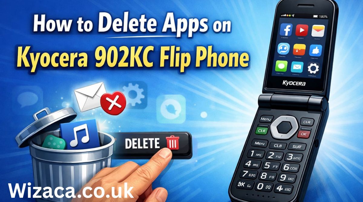 how to delete apps on kyocera 902kc flip phone