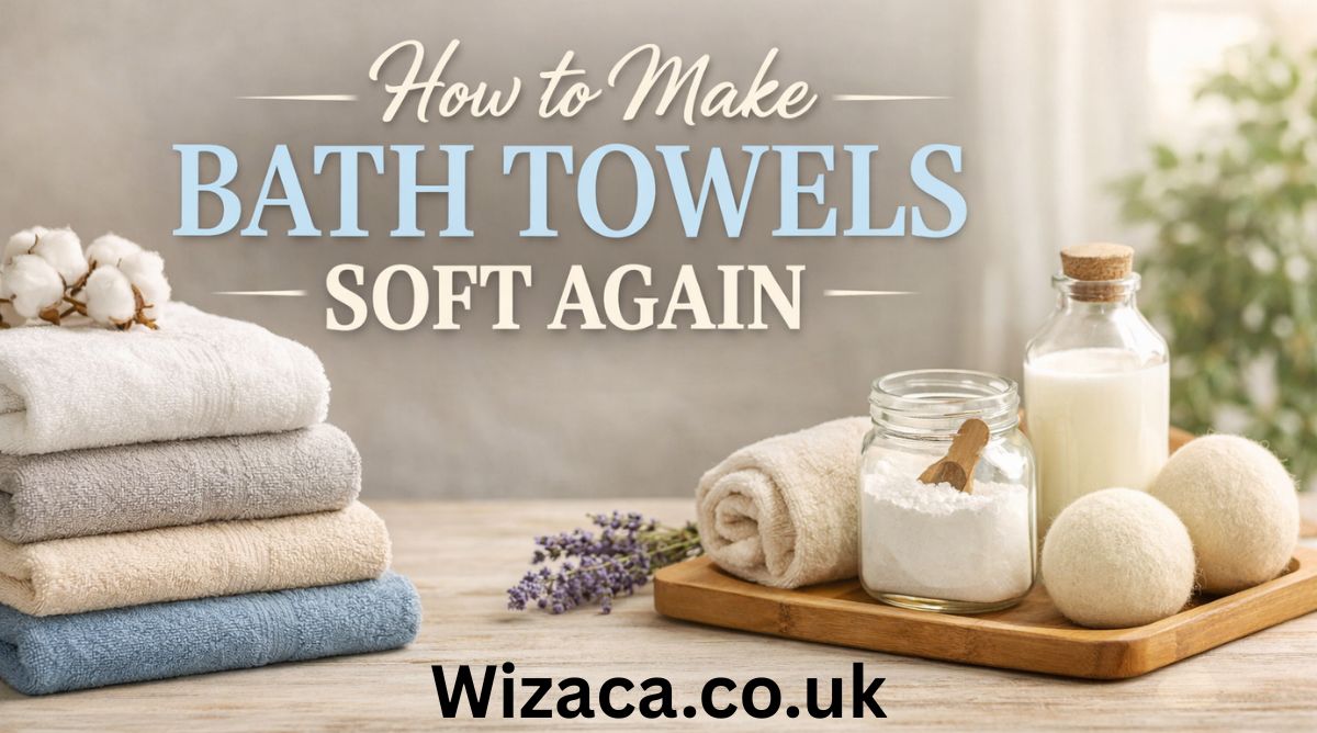 how to make bath towels soft again.