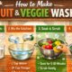 how to make fruit and veggie wash.