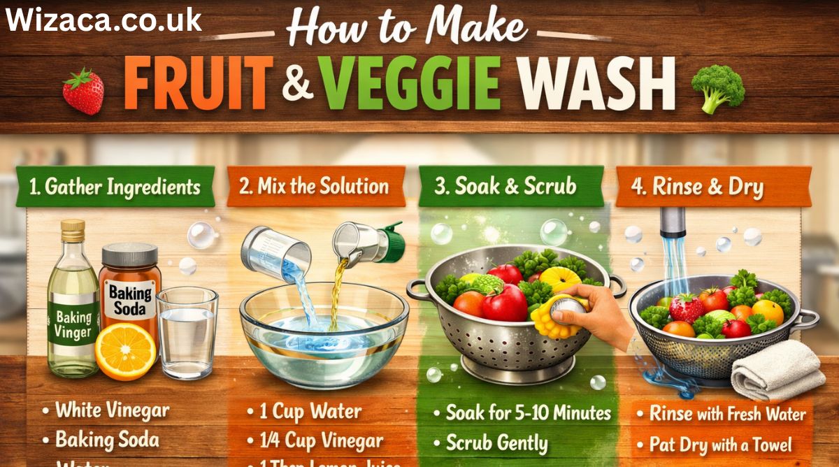 how to make fruit and veggie wash.