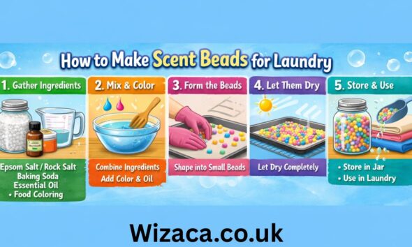 how to make scent beads for laundry.