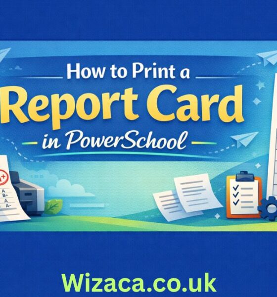 how to print a report card in powerschool.