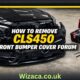 how to remove cls450 front bumper cover forum.